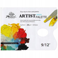 Papirna paleta za slikanje 23x30 cm, 60 g | bela Phoenix