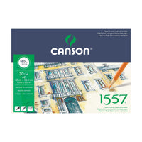 Papirni blok CANSON 1557 A2 - 180 g - 30 listov lepljen