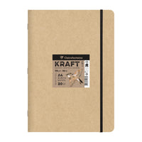 Papirni blok Kraft CLAIREFONTAINE 115 g/m² – A5 – A4 - 20 listova