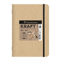 Papirni blok Kraft CLAIREFONTAINE 115 g/m² – A5 – A4 - 20 listova