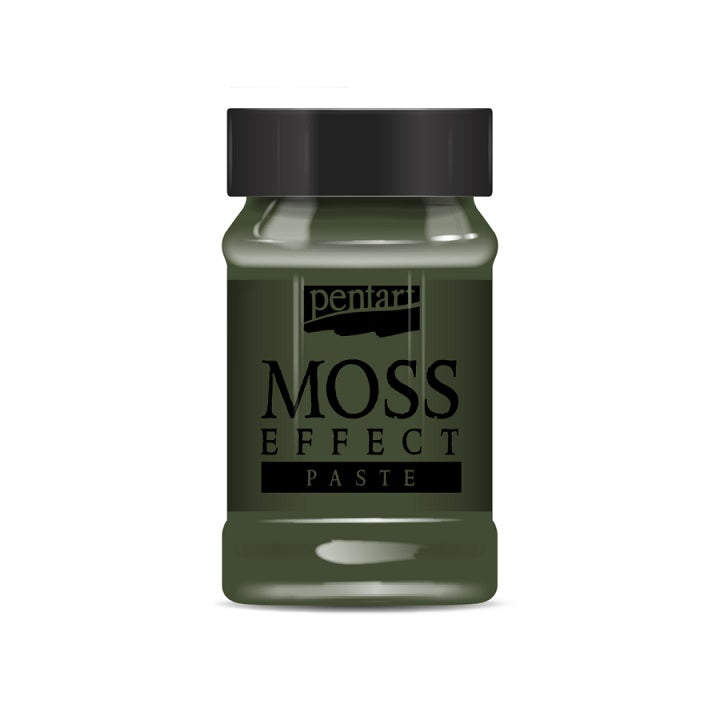 Pasta sa efektom mahovine Pentart 100 ml – Dark green