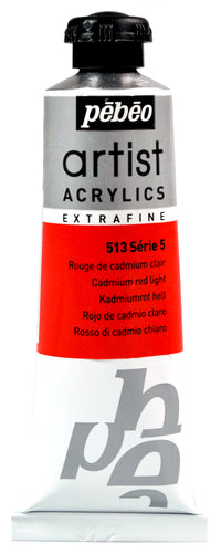 Pebeo Artist akrilna boja 37 ml – Svetla kadmijum crvena