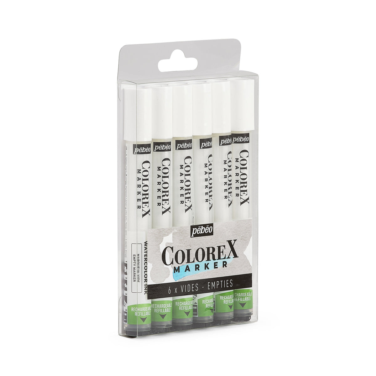 Pebeo Colorex set praznih punjivih markera 6 kom