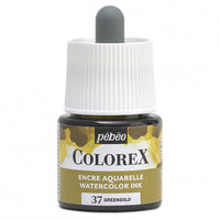 Pebeo Colorex tečni akvarel 45 ml – Zeleno zlatna