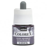 Pebeo Colorex tečni akvarel 45 ml – Neutralno siva