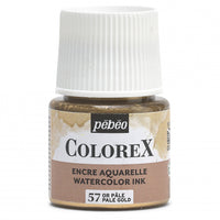 Pebeo Colorex tečni akvarel 45 ml – Bledo zlatna