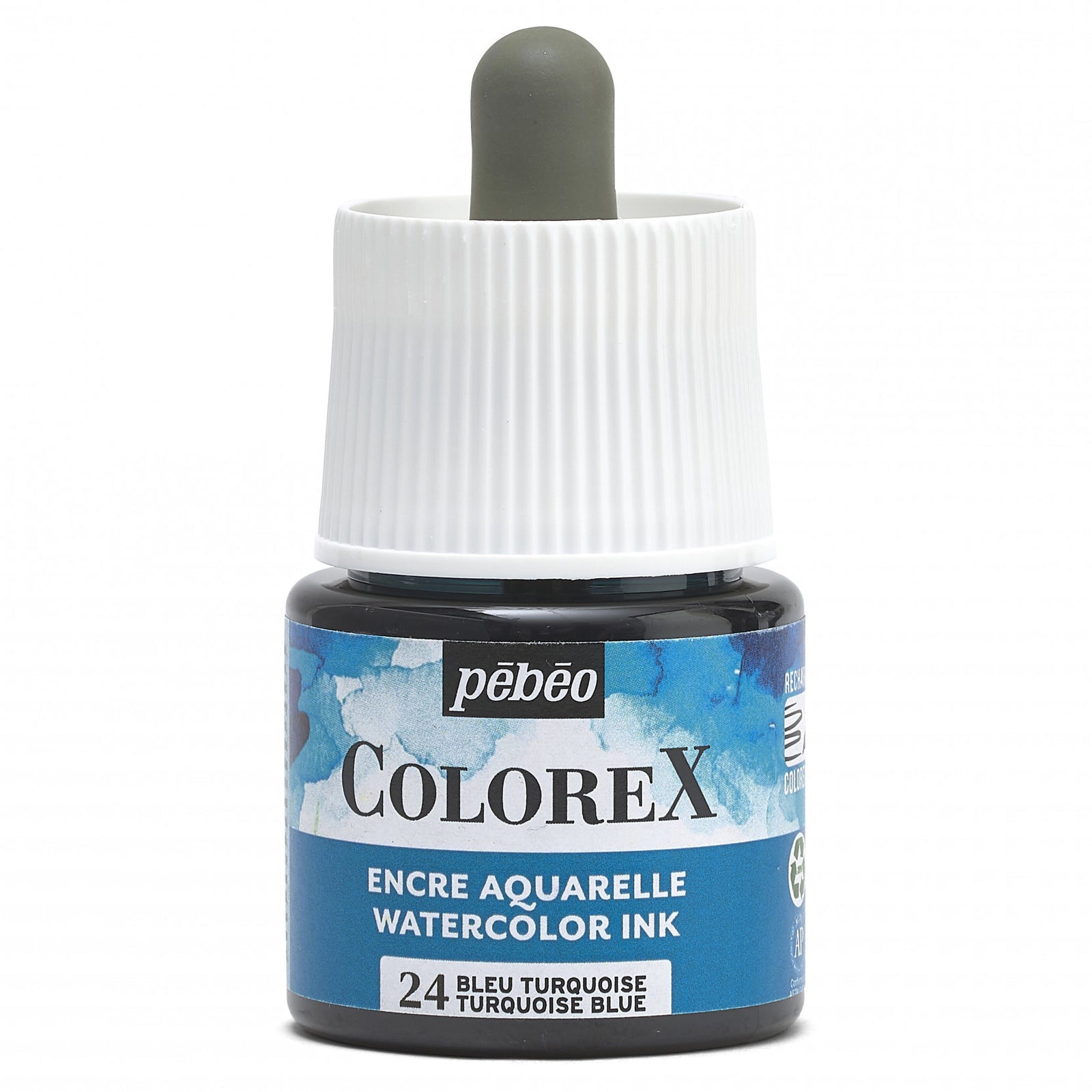 Pebeo Colorex tečni akvarel 45 ml – Tirkizno plava