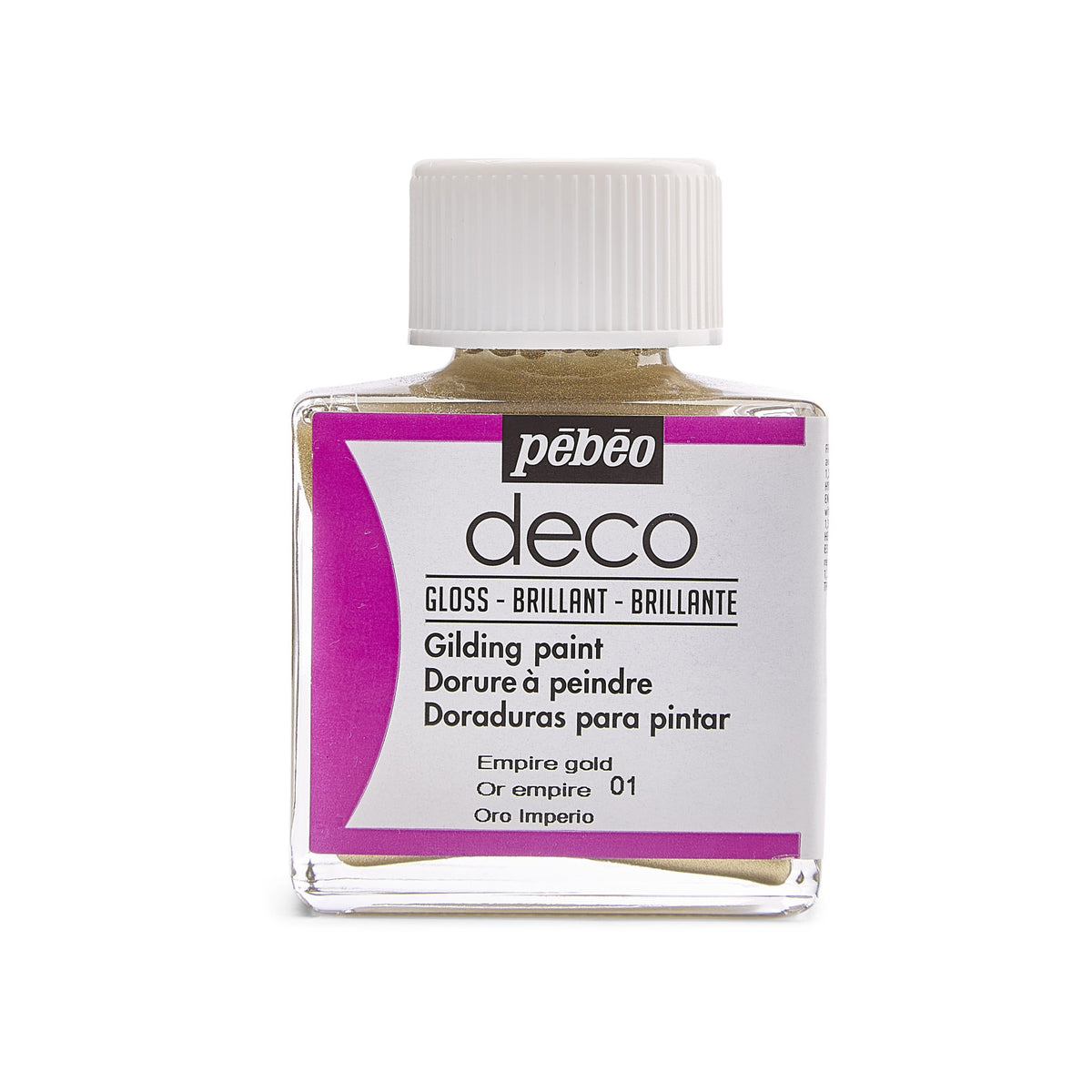 Dekorativna akrilna boja Pebeo Deco sjajna 75 ml - zlatna
