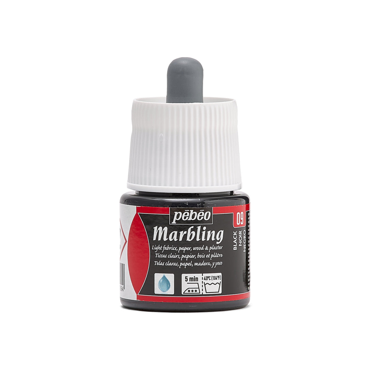 Boja za mramoriranje Pebeo Marbling 45 ml – Crna