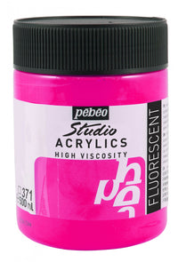 Pebeo Studio akrilna boja 500 ml – Fluorescentno roze