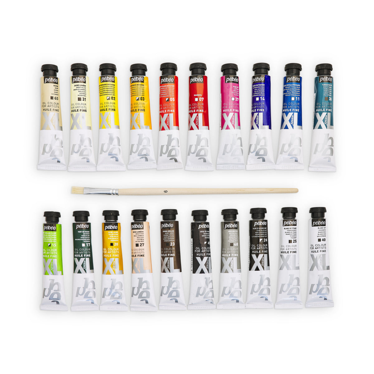 Pebeo Studio XL set uljanih boja 20 x 20 ml sa četkicom