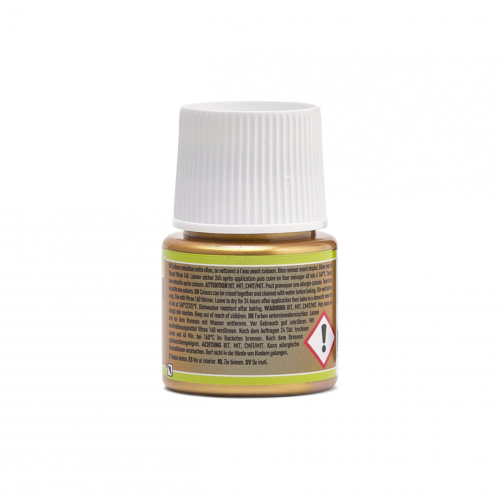 Boja za staklo i vitraž Pebeo Vitrea 160 – 45 ml, Shimmer Gold