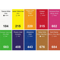 Phoenix Artist set akrilnih boja 10 x 22 ml