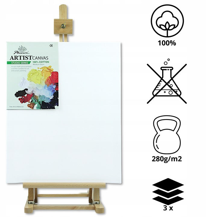 Phoenix slikarsko platno na ramu 20 x 30 cm – set od 5 komada