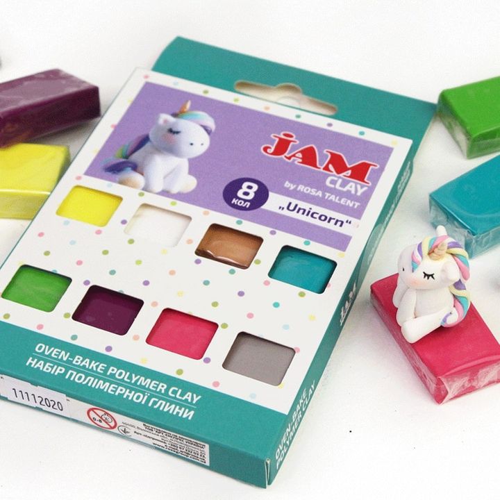 Polimerna masa Rosa Talent - set Unicorn 8 x 20 g | Artmie