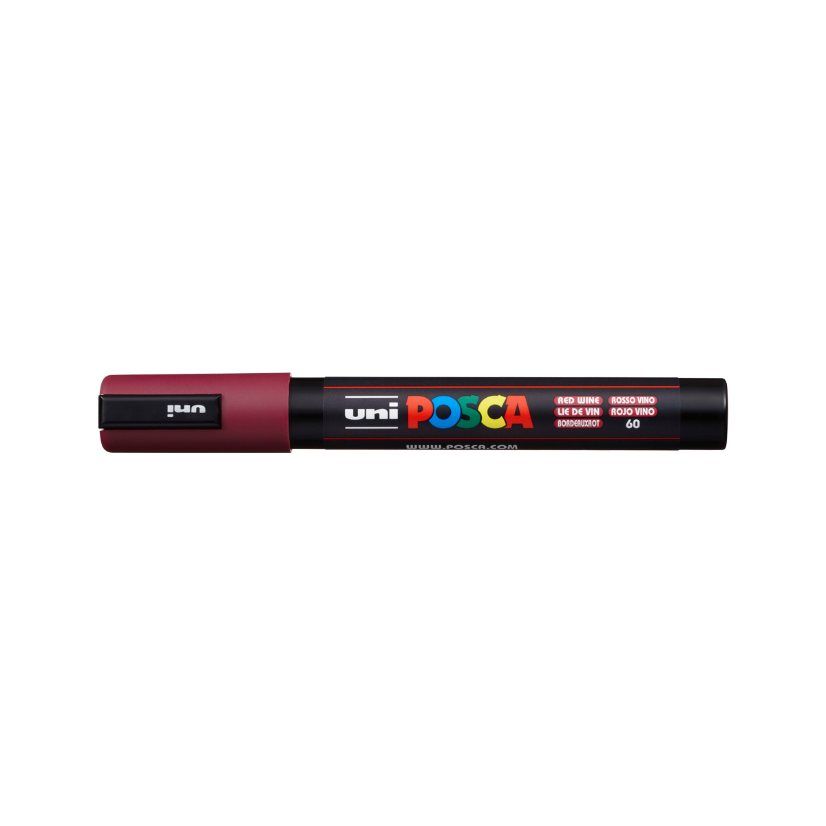 Posca marker PC-5M, 1,8 - 2,5 mm, bordo (60)