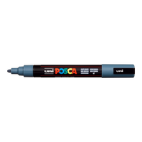 Posca marker PC-5M, 1,8 – 2,5 mm, škriljac siva