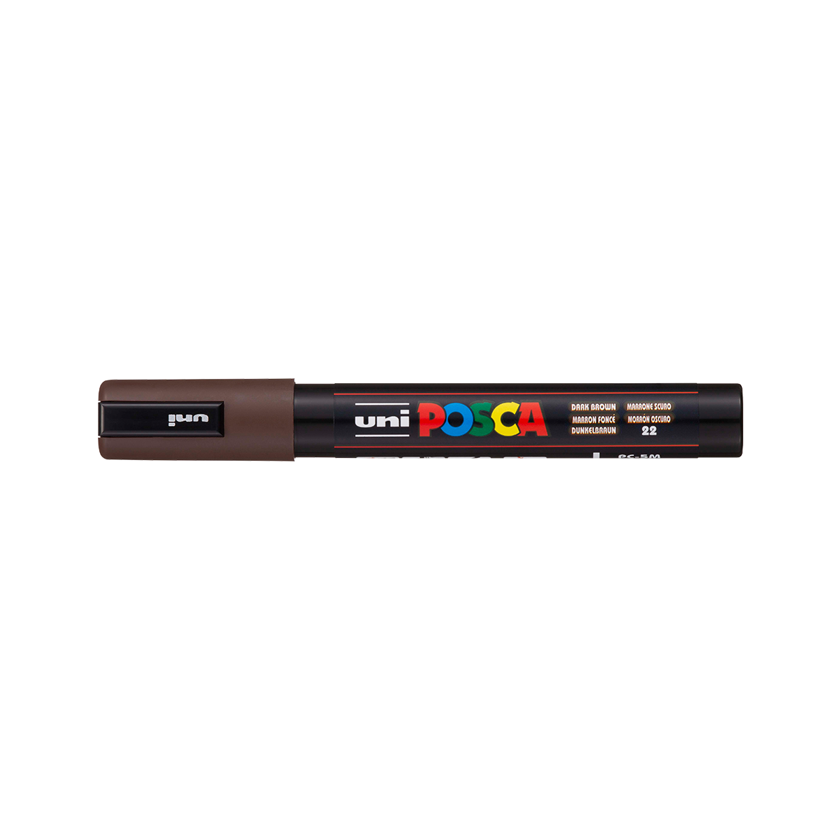 Posca marker PC-5M, 1,8 – 2,5 mm, tamnobraon (22)