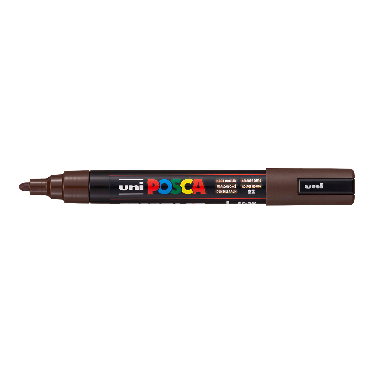 Posca marker PC-5M, 1,8 – 2,5 mm, tamnobraon (22)