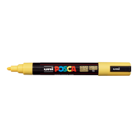 Posca PC-5M akrilni marker, 1,8 – 2,5 mm, slamnato žuta (73)