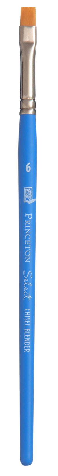 Ravna umetnička četkica PRINCETON Select Chisel Blender sa kratkom drškom – 6