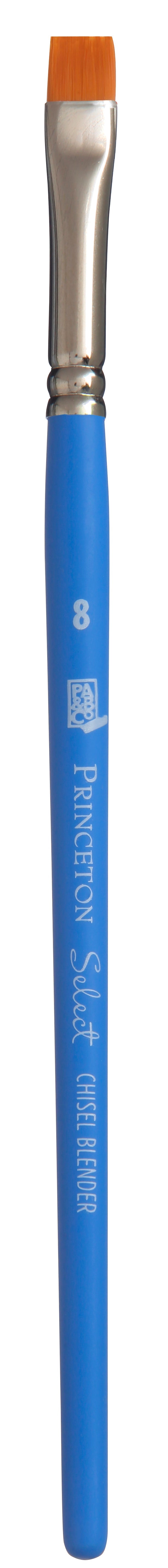 Ravna umetnička četkica PRINCETON Select Chisel Blender sa kratkom drškom – 8
