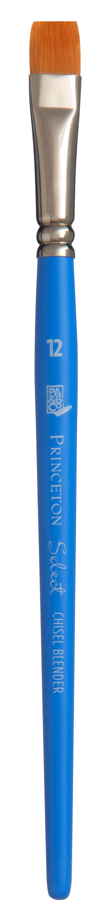 Ravna umetnička četkica PRINCETON Select Chisel Blender sa kratkom drškom – 12