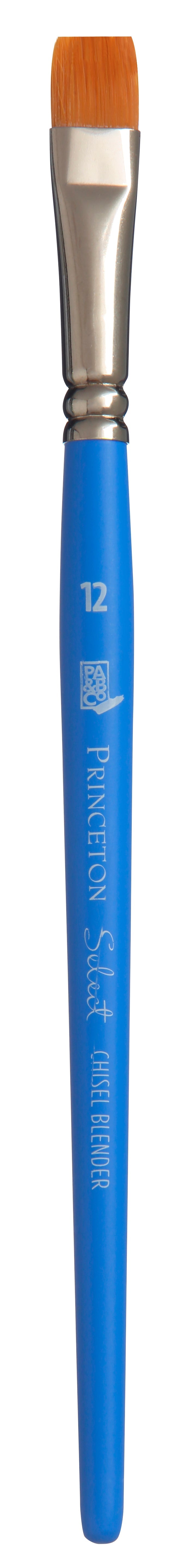 Ravna umetnička četkica PRINCETON Select Chisel Blender sa kratkom drškom – 12