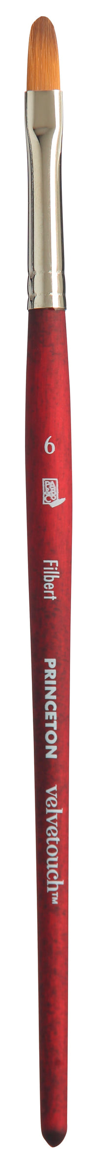 Univerzalna četkica PRINCETON Velvetouch Filbert sa kratkom drškom – 6