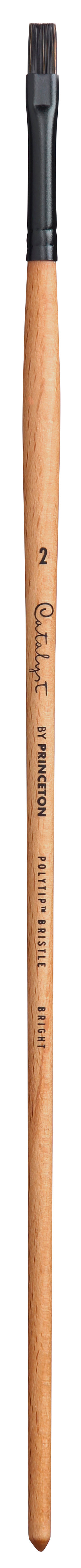 PRINCETON Catalyst Polytip ravna četkica Bright sa dugačkom drškom – 2