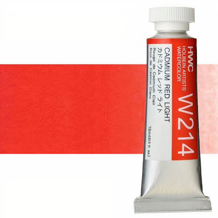 Profesionalne akvarel boje Holbein Artists 15 ml – kadmijum crvena svetla