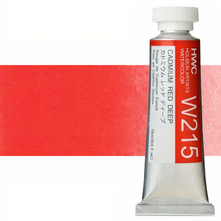 Profesionalne akvarel boje Holbein Artists 15 ml – kadmijum crvena tamna