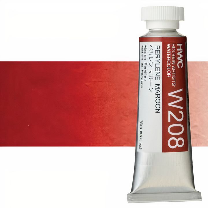 Profesionalne akvarel boje Holbein Artists 15 ml | nijanse crvene - perilen kestenjasta