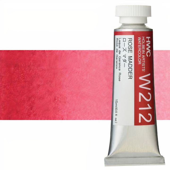 Profesionalne akvarel boje Holbein Artists 15 ml | nijanse crvene - ružičasta mader