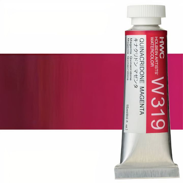 Profesionalne akvarel boje Holbein Artists 15 ml | nijanse crvene - hinakridon magenta