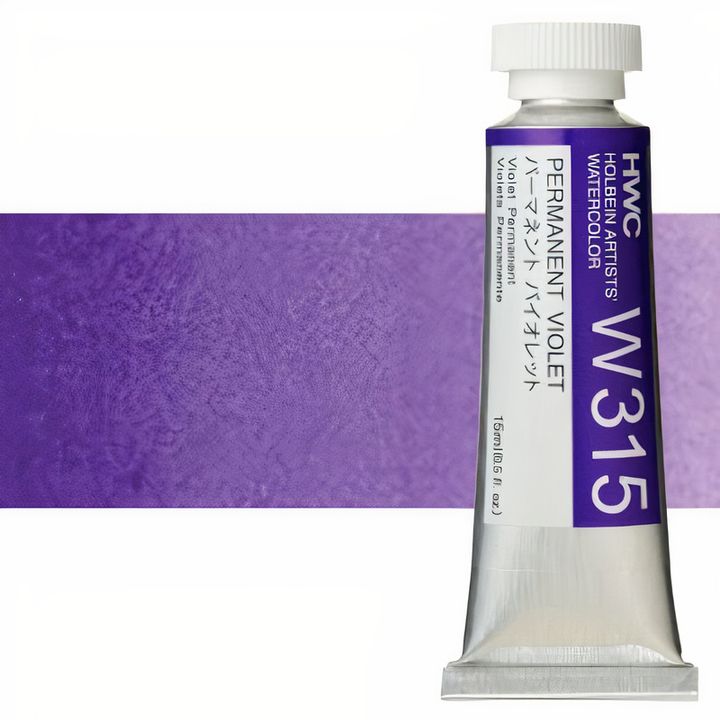 Profesionalne akvarel boje Holbein Artists 15 ml | nijanse ljubičaste - trajna ljubičasta