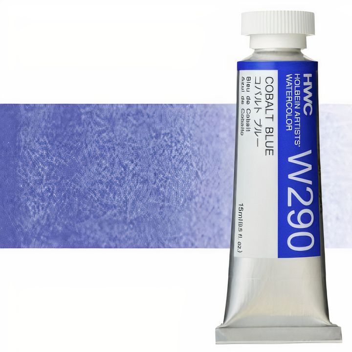 Profesionalne akvarel boje Holbein Artists 15 ml | plave nijanse - kobalt plava