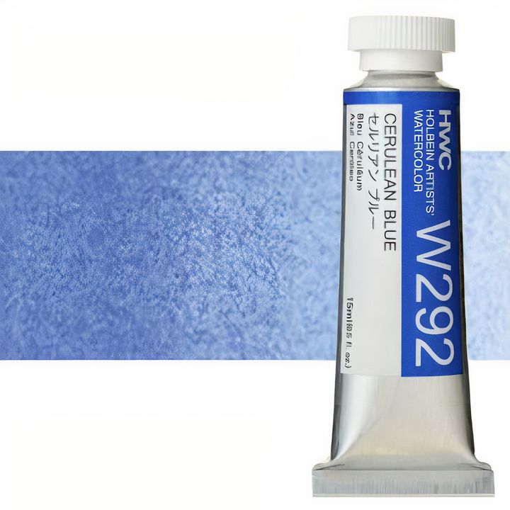 Profesionalne akvarel boje Holbein Artists 15 ml | plave nijanse - nebeskoplava