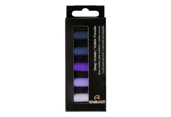 ROYAL TALENS Rembrandt set mekih suvih pastela Deep Violets - 5 kom