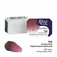 Akvarel boje Rosa galerija tiganj 2,5 ml – Carbon Red panvička