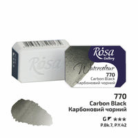Akvarel boje Rosa galerija tiganj 2,5 ml – Carbon Black panvička