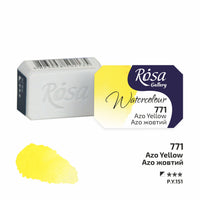 Akvarel boje Rosa galerija tiganj 2,5 ml – Azo Yellow panvička