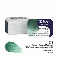 Akvarel boje Rosa galerija tiganj 2,5 ml – Cobalt Green Medium panvička