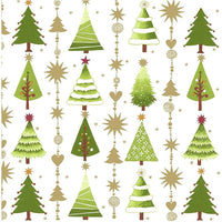 Salvete za dekupaž Christmas trees