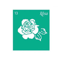 Samolepljiva šablona Rosa Talent 9 x 10 cm - motiv br. 13 | Artmie