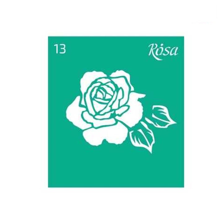Samolepljiva šablona Rosa Talent 9 x 10 cm - motiv br. 13 | Artmie