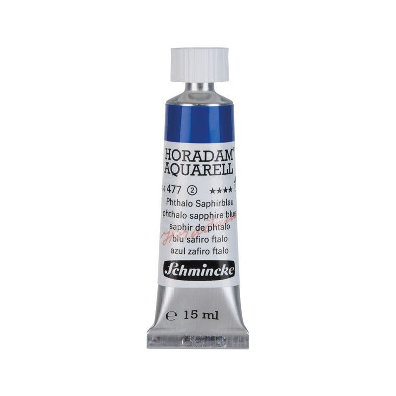 Schmincke Horadam akvarel boja u tubi 15 ml - Onetz – 477 Ftalocijanin safir plava
