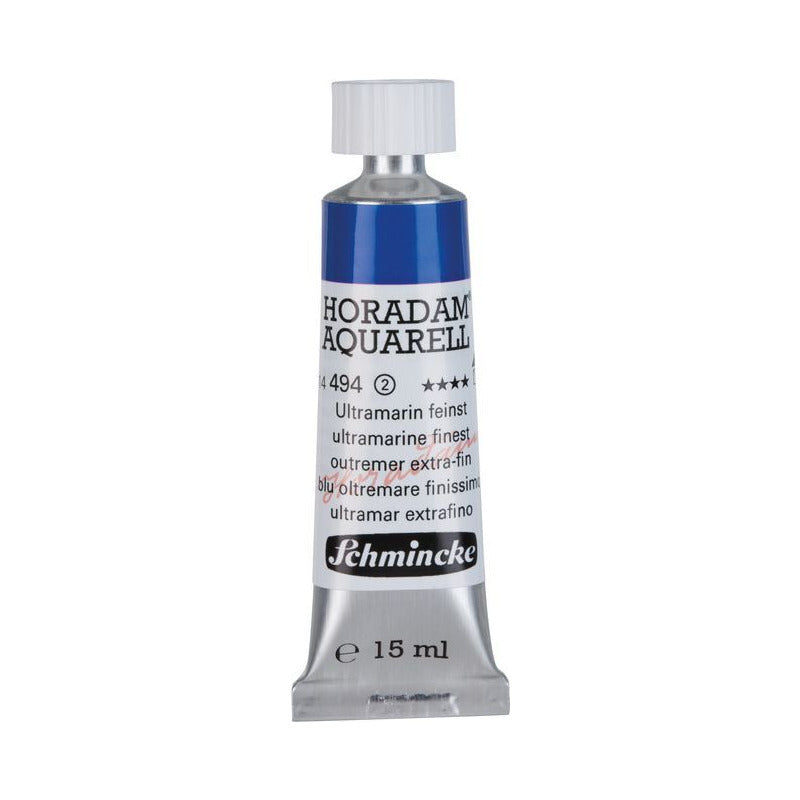 Schmincke Horadam akvarel boja u tubi 15 ml - Onetz – 494 Ultramarin najfinija
