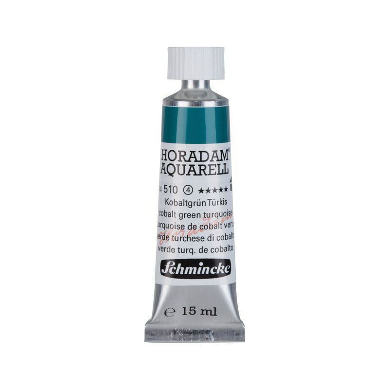 Schmincke Horadam akvarel boja u tubi 15 ml - Onetz – 510 Kobalt zeleno-tirkizna