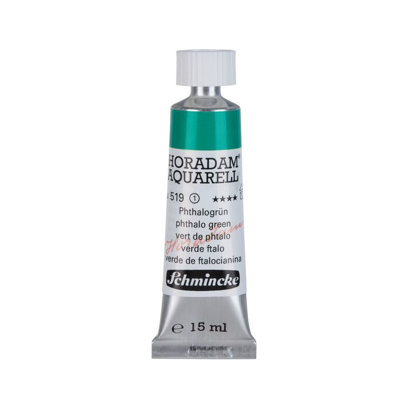 Schmincke Horadam akvarel boja u tubi 15 ml - Onetz – 519 Ftalocijanin zelena